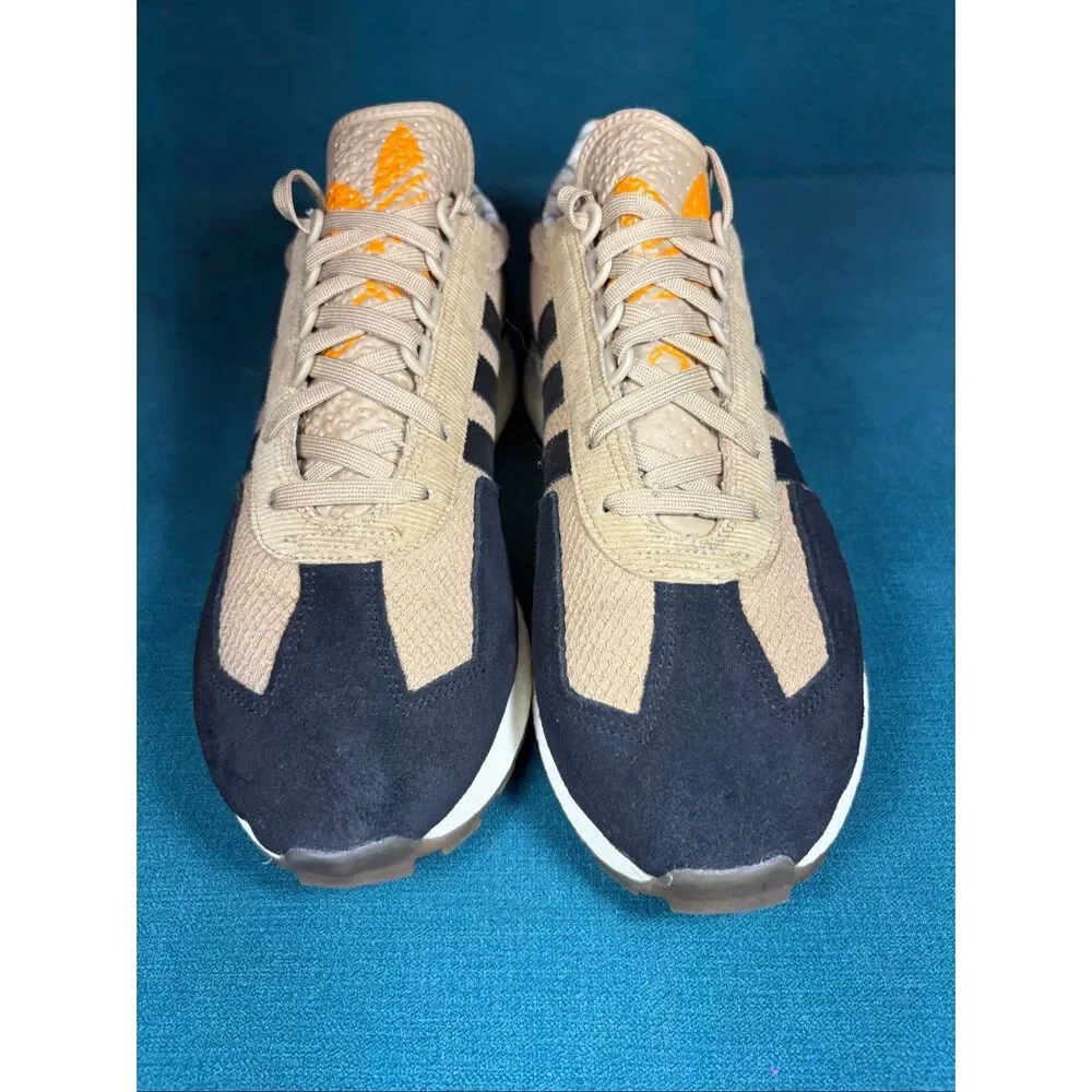 Adidas Retropy E5 Beige Navy Orange Men’s Size 13 Boost Lifestyle Sneakers GX657